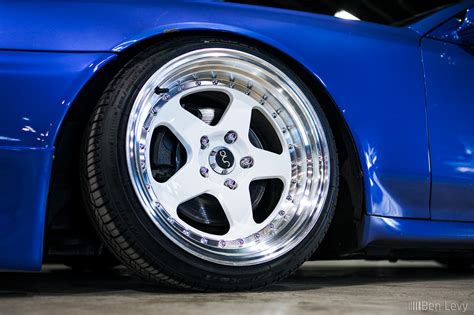 White JNC010 Wheel On Honda Prelude BenLevy