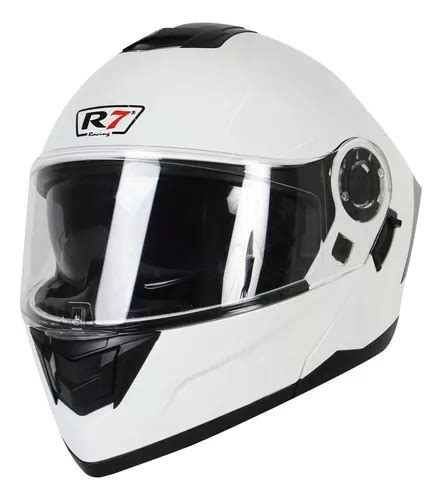 Casco Para Moto Abatible R Racing Alfa Doble Mica Dot Meses Sin Inter S