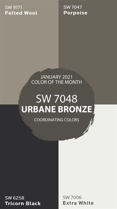 January Urbane Bronze A Year In Color By Sherwin Williams