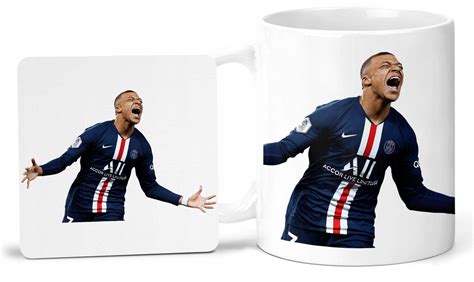 Zestaw KUBEK I Podkładka Ceramiczna KYLIAN MBAPPE Super WZORY DLA