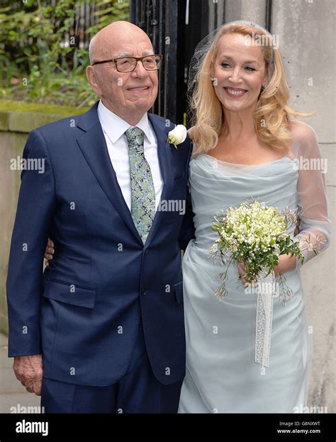 Rupert Murdoch and Jerry Hall wedding Stock Photo - Alamy