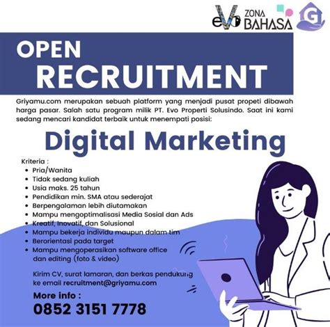 Lowongan Kerja Digital Marketing Homecare