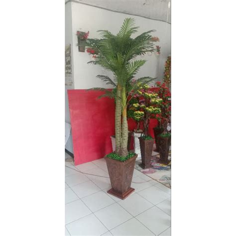 Jual Pohon Hias Palam Artificial Cabang 2 Pot Jumbo Shopee Indonesia