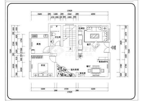 某多层别墅建筑平面图别墅建筑土木在线