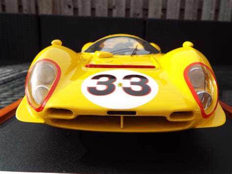 MG Model Plus 1 12 1967 Ferrari 412P Yellow 33 24h Daytona W Mairesse