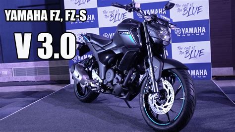 Yamaha Fz Fz S V3 0 Detailed Look Delivery Colours New Features Youtube