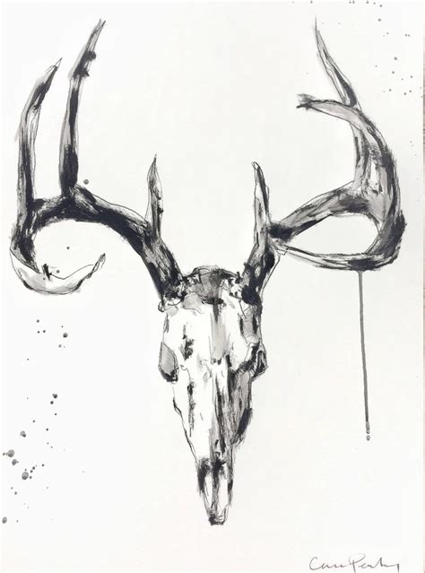 14 Stag Skull Tattoo Ideas and Designs | PetPress | Deer skull tattoos ...