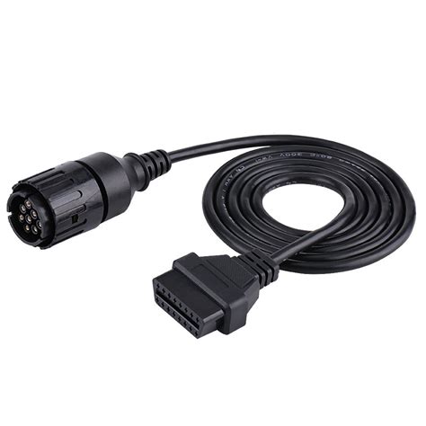 Buy 10 Pin To 16 Pin OBD2 Diagnostic Cable Connector OBD2 Extension