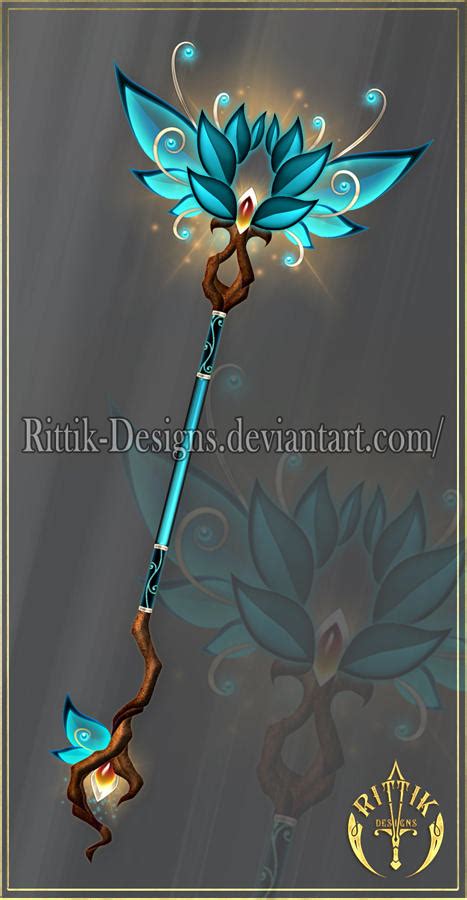 Closed Druids Staff By Rittik Designs On Deviantart