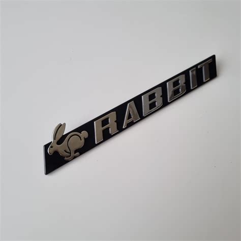 Rabbit Mk1 Rear Badge Best Vw Parts