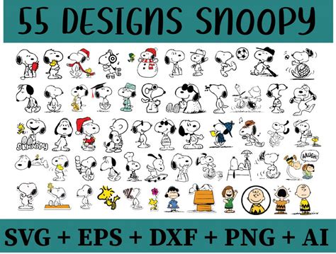 Snoopy Svg Cartoon Svg Cartoon Dog Svg Files For Cricut Silhouette