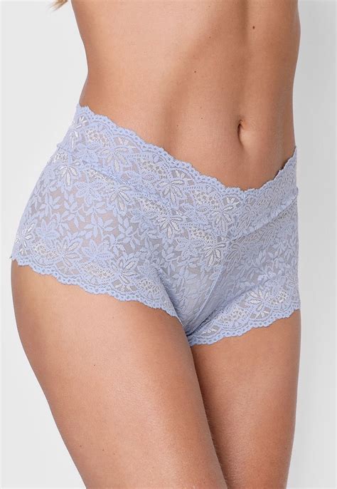 Calcinha Calvin Klein Underwear Caleçon Renda Azul Compre Agora