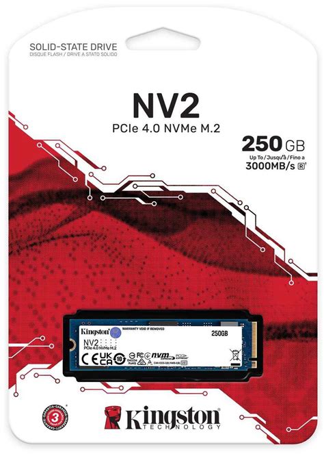 Disque Dur Interne Ssd Kingston Nv M Pcie Gen X Nvme Go