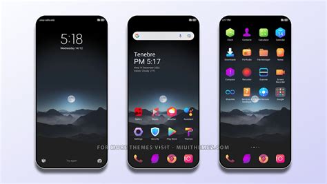 Tenebre V13 MIUI Theme For Xiaomi Redmi Devices