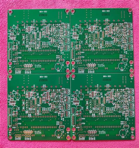 Fr Green Double Sided Pth Pcb Two Layers Min Hole Size Mm At