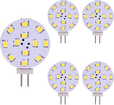 Weixuan G4 Led Bulb 35 Watt Equivalent Bi Pin Led Disc Jc Side Pin 12v 24v Acdc Low Volt