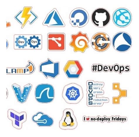 Kit 48 Adesivos Notebook Stickers Devops Cloud Aws Azure Gcp Mercadolivre