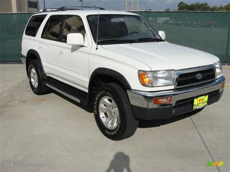 1998 White Toyota 4runner Sr5 38690053 Car Color