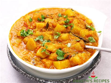 Potato Curry Recipe Indian Aloo Curry Swasthis Recipes