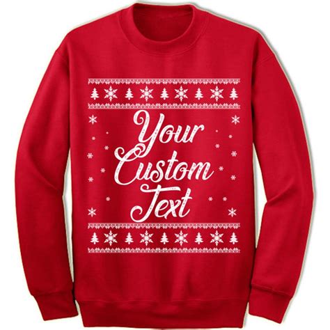 Customized Christmas Sweater Sweatshirt Custom Christmas Etsy Uk