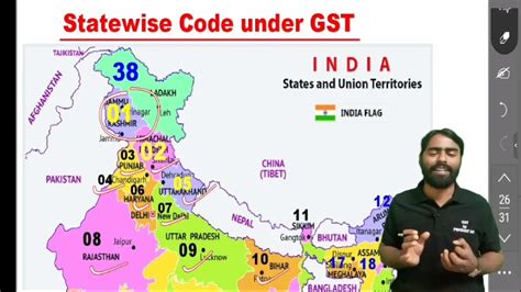 Statecode Code Under Gst Goods And Services Tax State Code Youtube