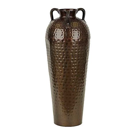 Hammered Dark Copper Floor Vase From Kirklands Floor Vase Decor