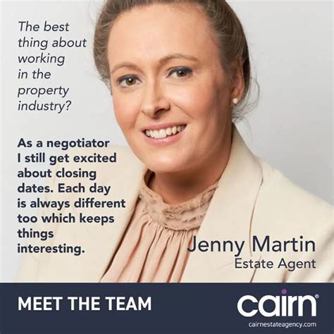 Meet The Team Jenny Martin Estate Agent Cairn