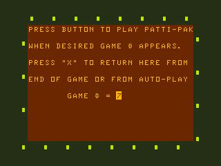 Screenshot Of Patti Pak TRS 80 CoCo 1983 MobyGames