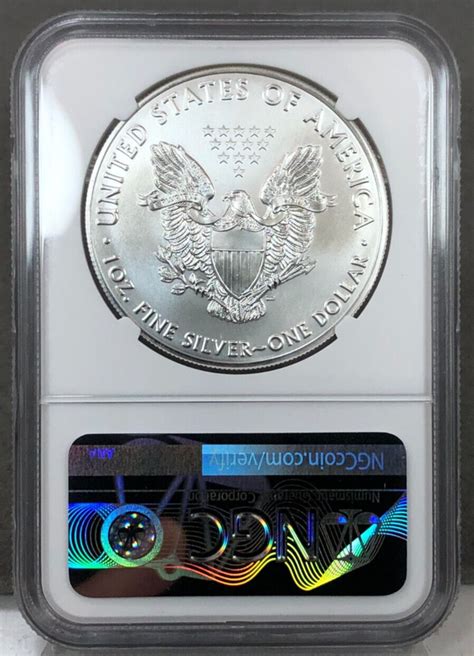 S American Silver Eagle Ngc Ms Emergency Production First