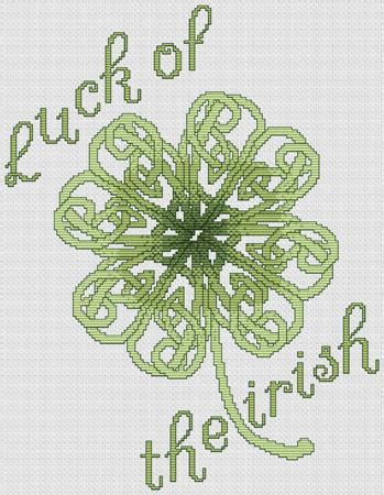 "Celtic Shamrock" | Cross Stitch Pattern