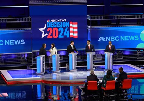 5 Republicans take the stage in Miami for third GOP debate, while Trump ...