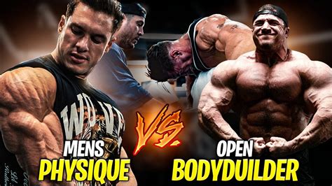 Men S Physique Vs Open Bodybuilder Treino De Costas Brett Wilkin