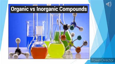 Organic Vs Inorganic Compounds Differences Between Organic And Inorganic Substances Youtube