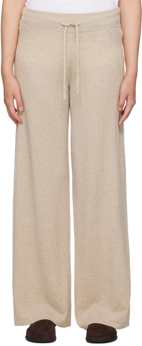 LISA YANG Beige The Sofi Lounge Pants SSENSE