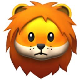 Lion Face Emoji (U+1F981)