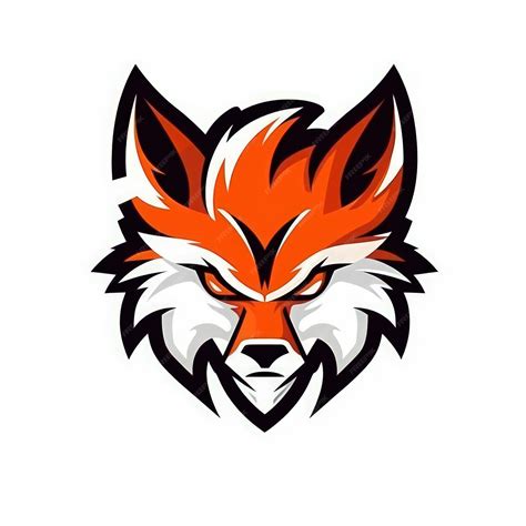 Premium Ai Image Fierce Fox Esports Logo On White Background