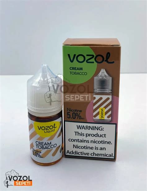 Vozol Cream Tobacco 30ML Likit Elektronik Sigara Likiti