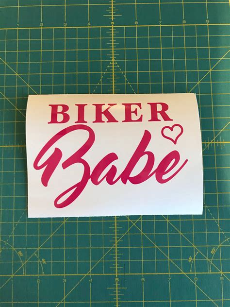 Biker Babe Biker Chick Decal Custom Vinyl Car Window Sticker