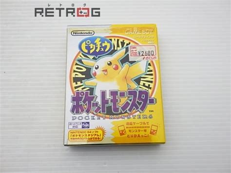 【やや傷や汚れあり】ポケットモンスターピカチュウ ゲームボーイ Gbの落札情報詳細 ヤフオク落札価格検索 オークフリー