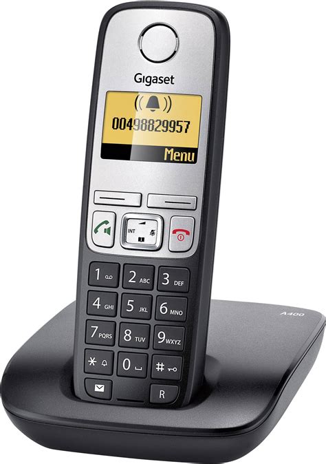 Gigaset A Dect Gap Cordless Analogue Black Conrad