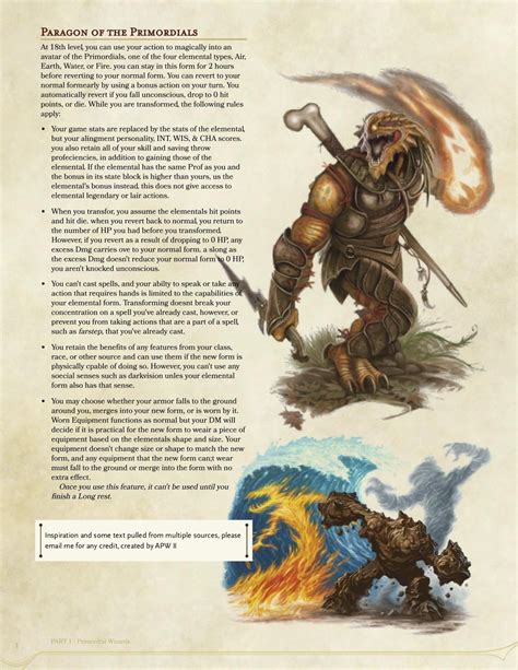 Primordial Wizard [5e} new subclass--First ever homebrew : r/DnD