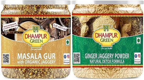 Dhampure Speciality Spiced Jaggery Powder Masala Gur For Chai And