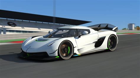 Insanely Fast Koenigsegg Jesko Algarve Circuit Lap Assetto Corsa