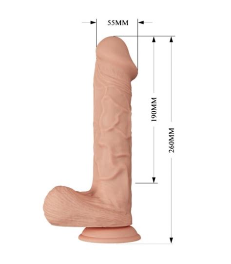 Berqrisi Dildo con Vibración y Rotación 26 cm Baile