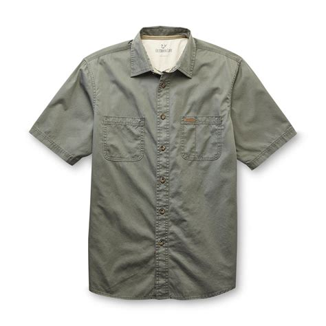 Outdoor Life Mens Short Sleeve Twill Shirt