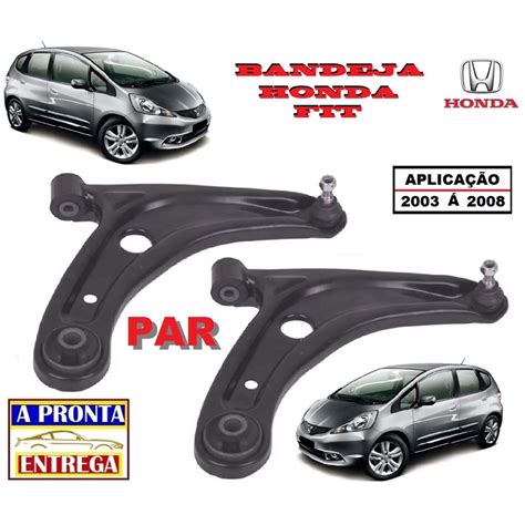 Bandeja Suspensão honda Fit 2008 Bucha E Pivô Original Submarino