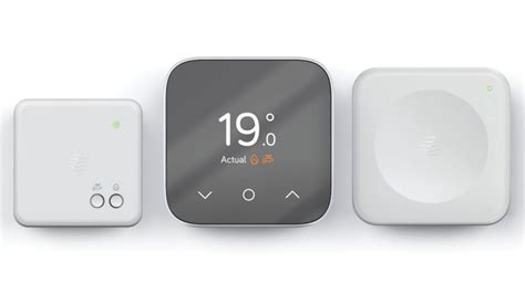 Hive Mini Wireless Heating Hot Water Smart Thermostat White Grey Screwfix