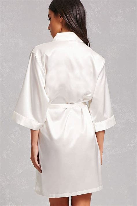 Ivory Bride Robe Affordable Satin Robes For The Bride Shop Now