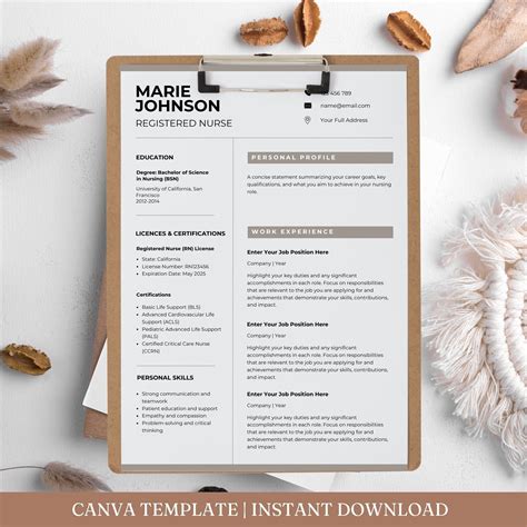 Nursing Resume Template Registered Nurse Resume New Graduate Nurse