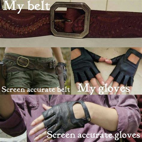 My Screen Accurate Rosita Belt And Gloves Wiki Cosplay Amino